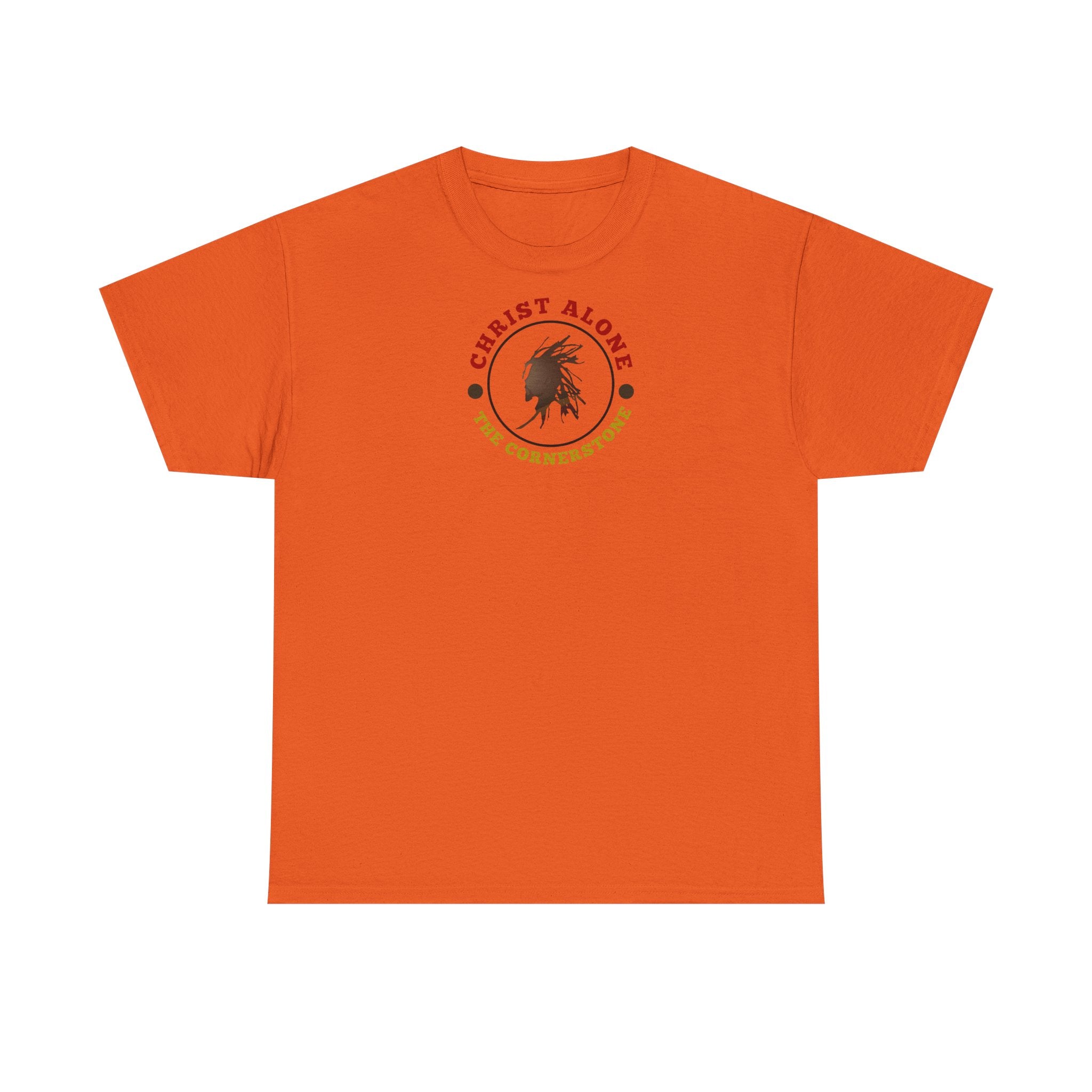'Christ Alone - The Cornerstone.' (The Cross) Unisex Heavy Cotton Tee