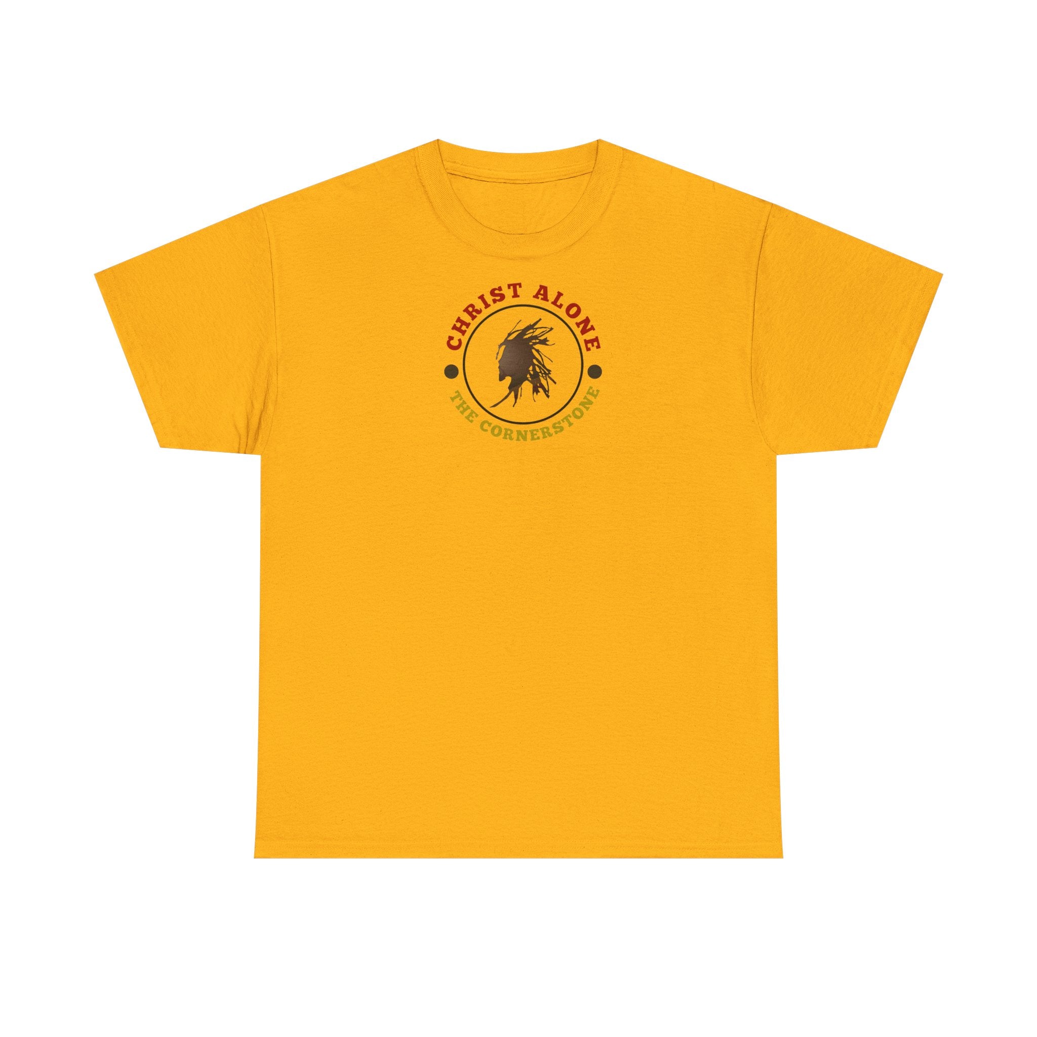 'Christ Alone - The Cornerstone.' (The Cross) Unisex Heavy Cotton Tee