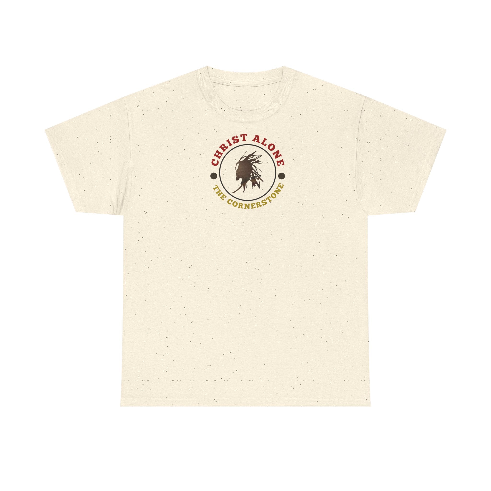 'Christ Alone - The Cornerstone.' (The Cross) Unisex Heavy Cotton Tee