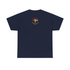 Christ Alone - The Cornerstone. (Face) Unisex Heavy Cotton Tee