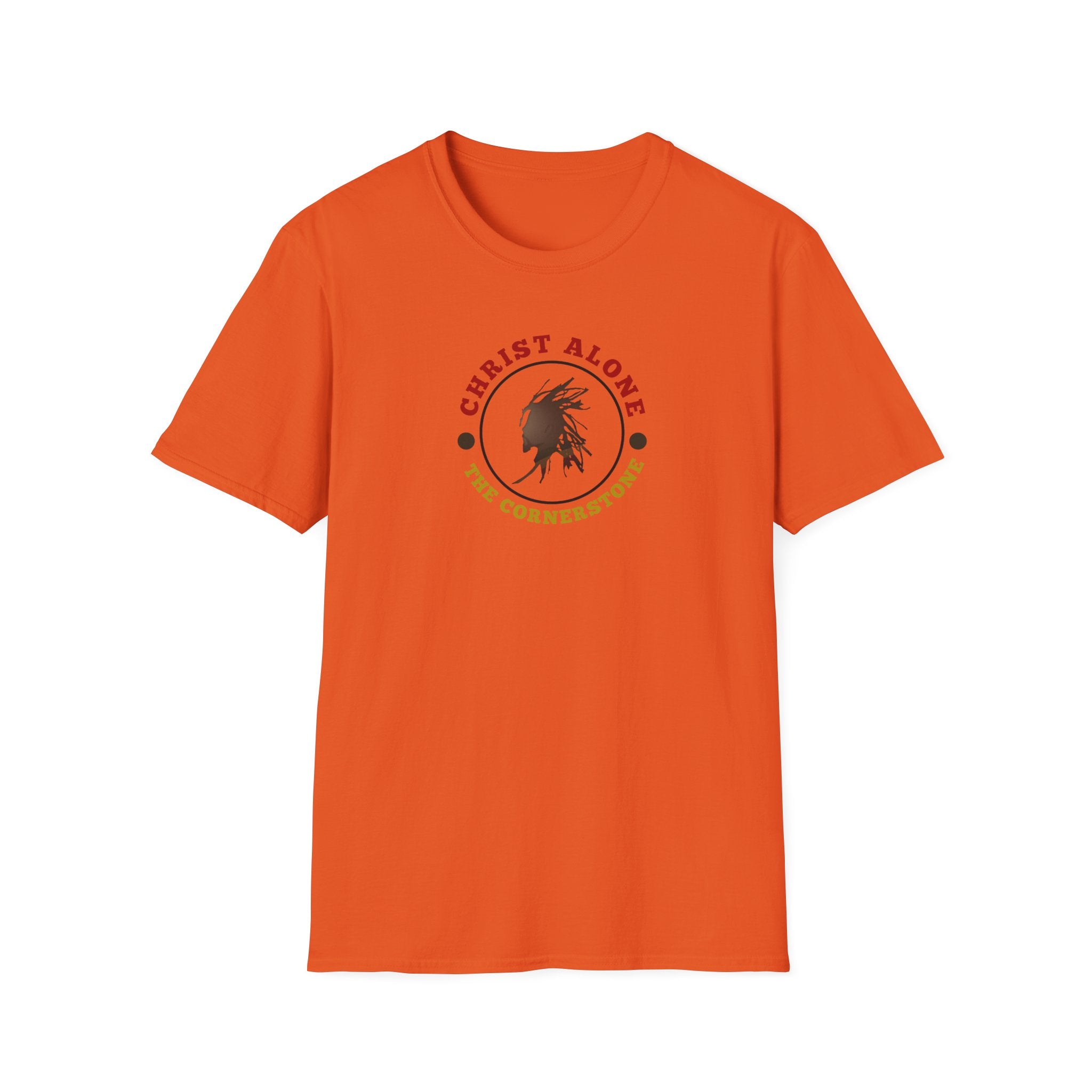 'Christ Alone - The Cornerstone.' (The Cross) Unisex Heavy Cotton Tee