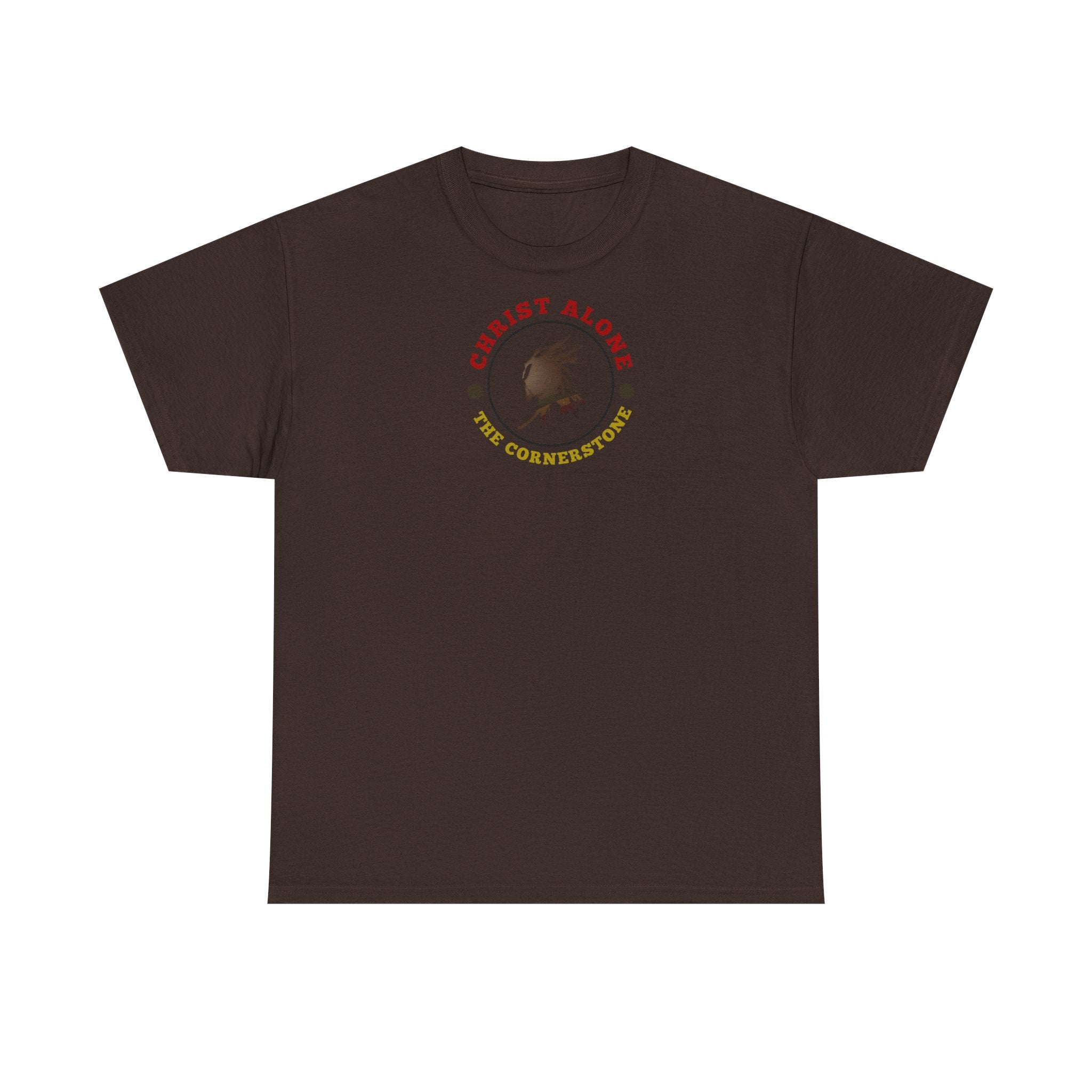 'Christ Alone - The Cornerstone.' (The Cross) Unisex Heavy Cotton Tee