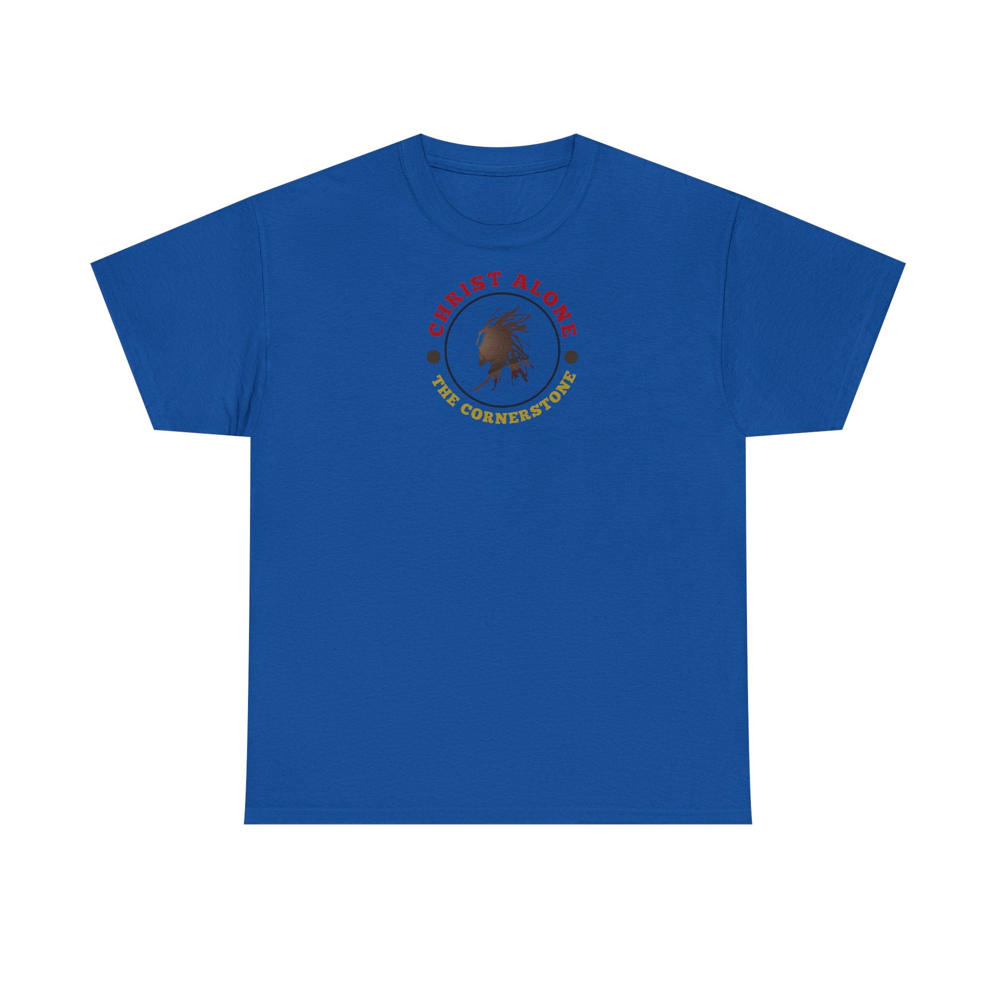 'Christ Alone - The Cornerstone.' (The Cross) Unisex Heavy Cotton Tee